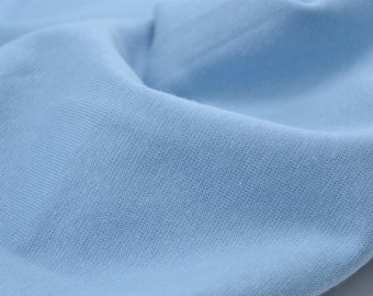 Bündchenstoff aus Bio Baumwolle in blau, navy - 82,5cm breit - Stoff glatt UNI