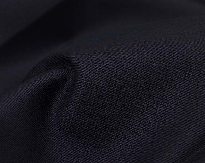 Hosenstoff aus Baumwolle mit Stretch, uni, einfarbig, schwarz - 155cm breit - Stoff glatt, UNI