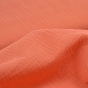 Muslin, Fiber Mood, orange, cotton, double gauze