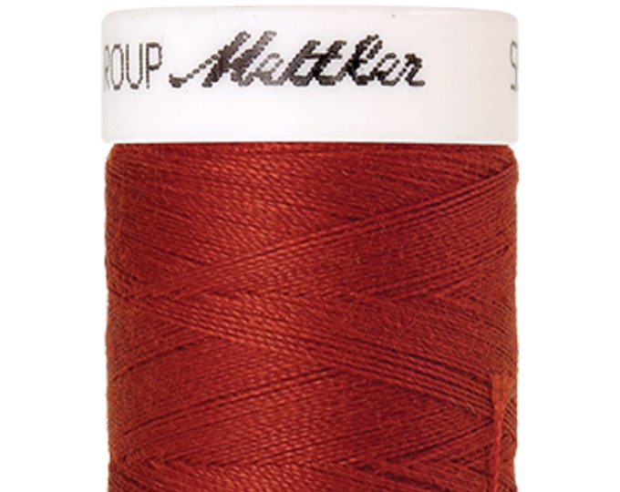 Seralon 200 m col. 1167 (Burnt Orange) sewing thread by Amann Mettler - High-quality sewing thread for sewing projects - 200 meters on a spool - Color: Burnt Orange