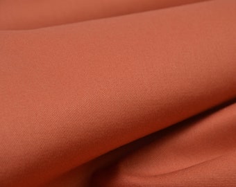 Trouser fabric Fibre Mood 22 Bernie made of cotton twill stone washed - 150 cm wide - smooth fabric, solid color