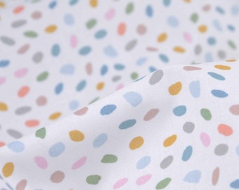Cotton fabric Capri Eggs, dots, colorful by Westfalenstoffe - 150 cm wide - smooth fabric, dots