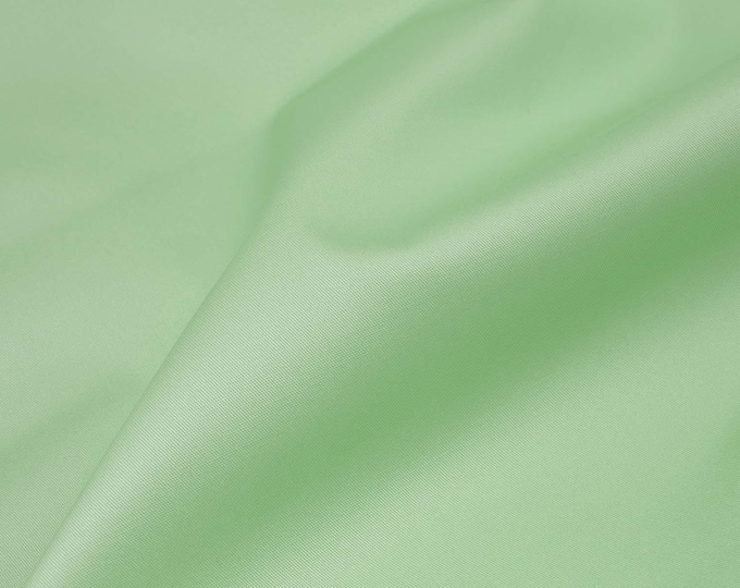 Blouse fabric Fibre Mood 28 Georgie, denim look cotton green - 145 cm wide - fabric slightly shiny, solid color