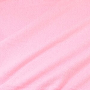 Tejido de punto rosa claro Gillo de algodón de Hilco - 175 cm de ancho - tejido de punto de color liso imagen 8