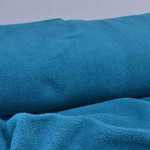 Cotton fleece sold by the meter petrol