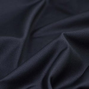 Sporttröja Performance enfärgad från Albstoffe, svart - 135 cm bred - tyg lätt glansigt, enfärgat