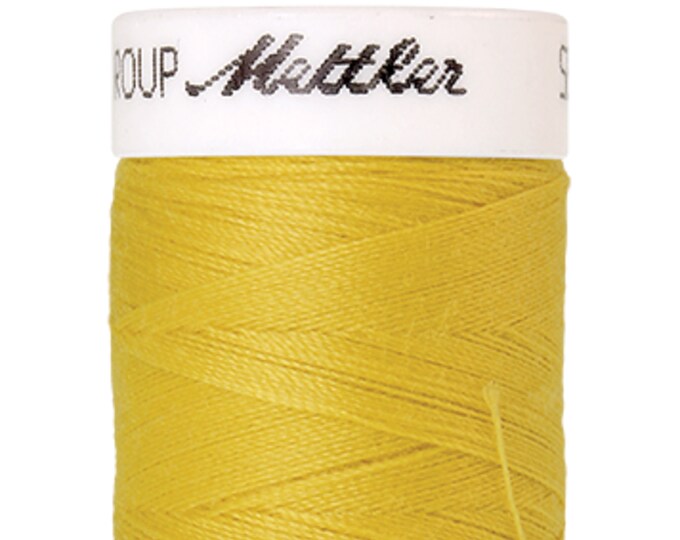Seralon 200 m col. 116 (Yellow) sewing thread by Amann Mettler - High-quality sewing thread for sewing projects - 200 meters on the roll - Color Yellow - N