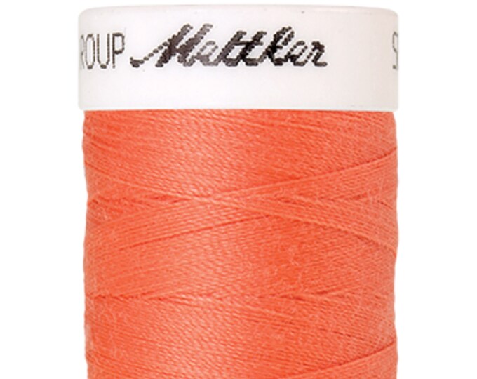 Seralon 200m col. 135 (Salmon) Nähgarn von Amann Mettler - Hochwertiges Nähgarn für Näharbeiten - 200 Meter auf der Rolle – Farbe Salmon - N