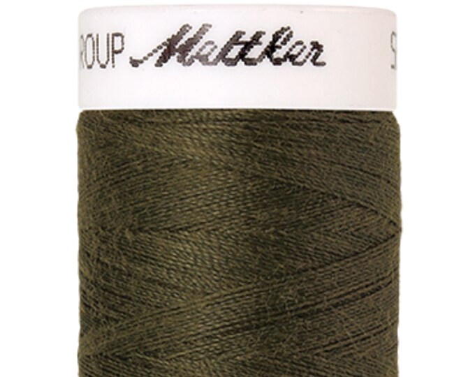 Seralon 200 m col. 660 (Umber) sewing thread by Amann Mettler - High-quality sewing thread for sewing projects - 200 meters on a spool – Color Umber - Sewing