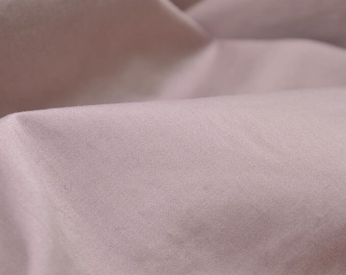 Hosenstoff aus Tencel, Baumwolle, Stretch in beige - 150cm breit - Stoff glatt UNI