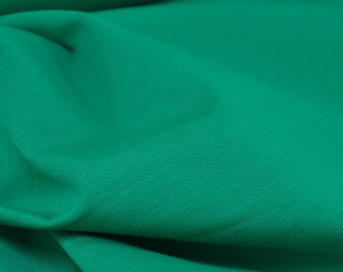 Jersey made of organic cotton by Mind the Maker in green - 170 cm wide - smooth fabric, UNI
