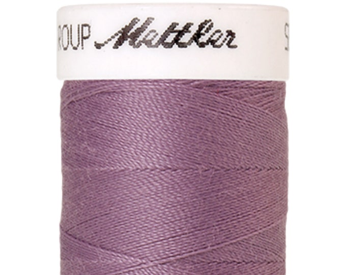 Seralon 200 m col. 55 (Mallow) sewing thread by Amann Mettler - High-quality sewing thread for sewing work - 200 meters on the roll - Color Mallow - Sewing