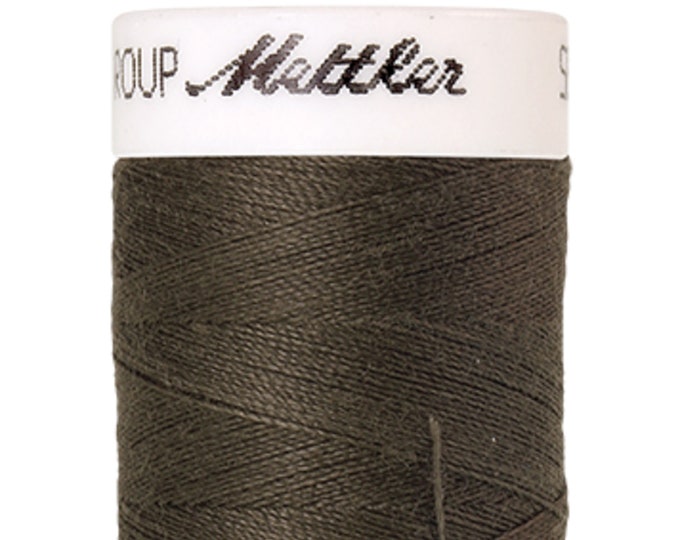 Seralon 200 m col. 1162 (Chaff) sewing thread by Amann Mettler - High-quality sewing thread for sewing projects - 200 meters on a spool - Chaff color - Sewing