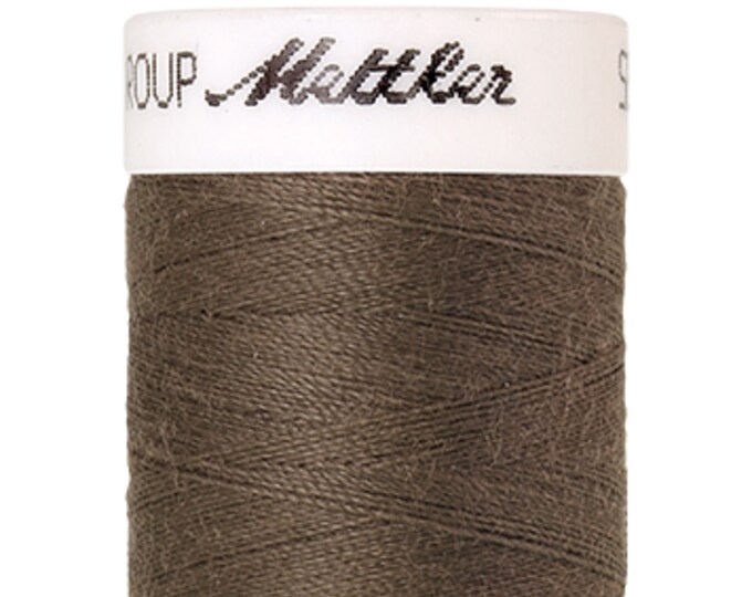 Seralon 200 m col. 381 (Sage) sewing thread by Amann Mettler - High-quality sewing thread for sewing work - 200 meters on the roll - Color Sage - Sewing thread