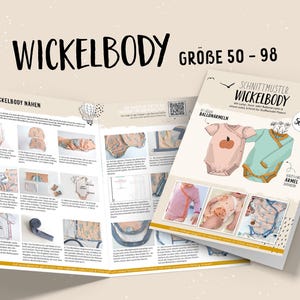 Wikkelbody (maat 50-98) papieren patroon Lybstes