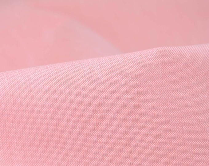 Cotton woven fabric, solid melange, from Westfalenstoffe, pink - 150 cm wide - matte fabric, solid color