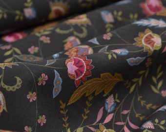 Cotton fabric Oman by Westfalenstoffe with flowers - 150 cm wide - patterned fabric