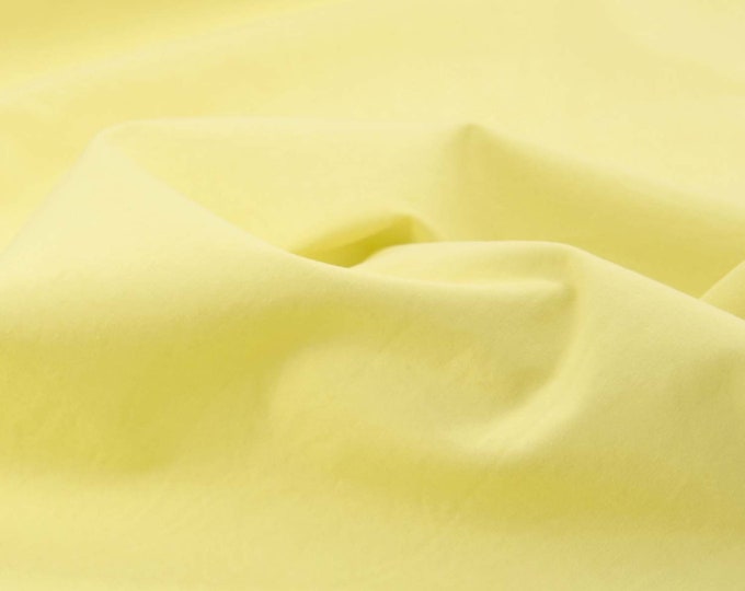 Blouse fabric Fibre Mood 28 Ashley green cotton poplin - 150 cm wide - smooth fabric, solid color