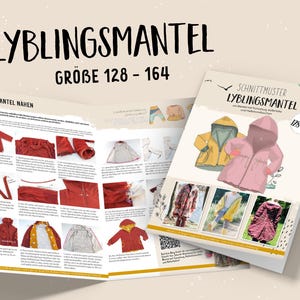 Lybstes Lyblingsmantel 128-164, paper pattern
