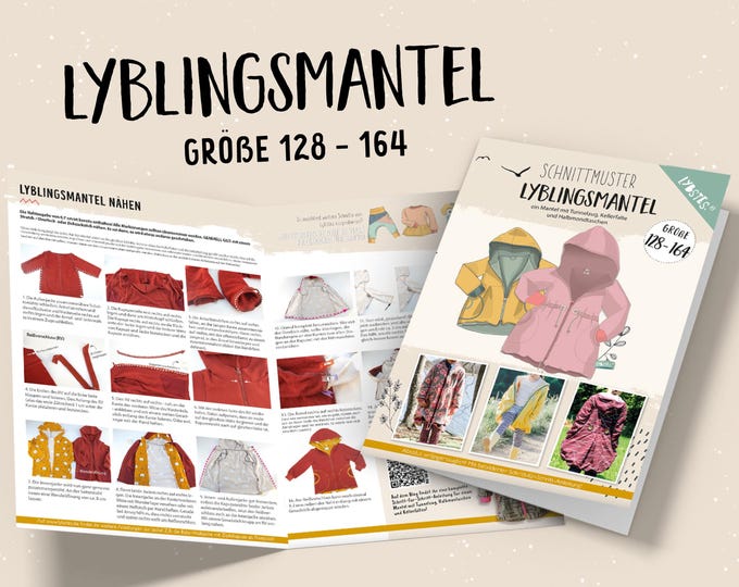 Lybstes Lyblingsmantel 128-164, paper pattern