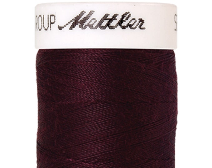 Seralon 200 m col. 111 (Beet Red) sewing thread by Amann Mettler - High-quality sewing thread for sewing projects - 200 meters on a spool – Color Beet Red