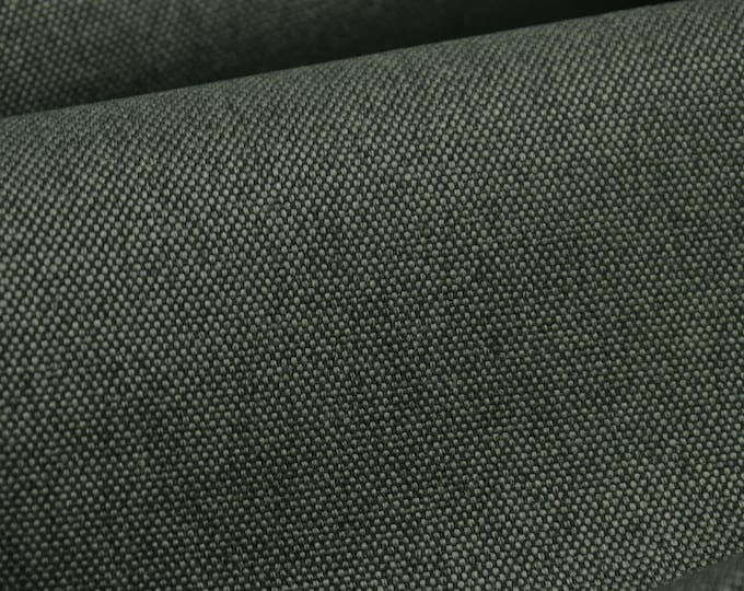 Polsterstoff aus Polyester in grün, dunkelgrün meliert Rom - 140cm breit - Stoff gemustert melange