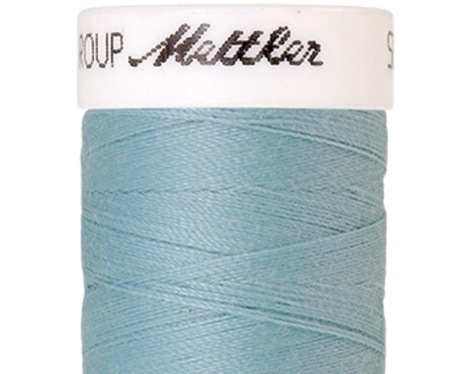 Seralon 200 m col. 407 (Spearmint) sewing thread by Amann Mettler - High-quality sewing thread for sewing projects - 200 meters on a spool - Spearmint color