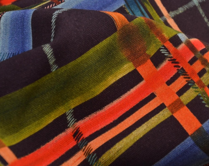 Interlock-Jersey mit Karo von Hilco