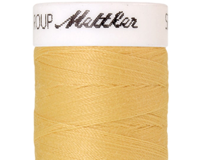 Seralon 200m col. 140 (Parchment) Nähgarn von Amann Mettler - Hochwertiges Nähgarn für Näharbeiten - 200 Meter auf der Rolle – Farbe Parchme