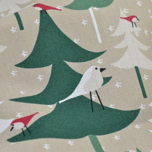 Cotton fabric print Trondheim by Westfalenstoffe - 150 cm wide - patterned Christmas fabric