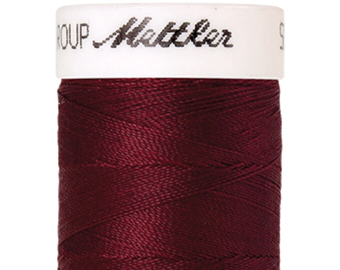 Seralon 200 m col. 98 (Crimson) sewing thread by Amann Mettler - High-quality sewing thread for sewing projects - 200 meters on a spool - Color Crimson -