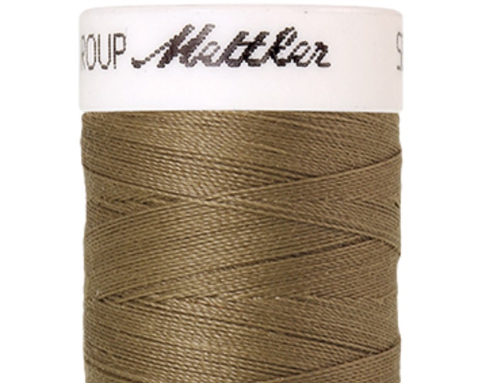 Seralon 200 m col. 464 (Dried Reed) sewing thread by Amann Mettler - High-quality sewing thread for sewing projects - 200 meters on a spool - Color: Dried