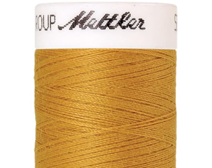Seralon 200m col. 892 (Star Gold) Nähgarn von Amann Mettler - Hochwertiges Nähgarn für Näharbeiten - 200 Meter auf der Rolle – Farbe Star Go