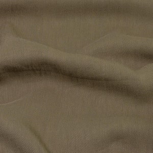 Linen fabric with viscose in beige, shiny - 150 cm wide - fabric smooth UNI
