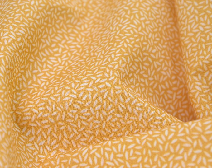 Baumwollstoff Webware Ostern, Striche, gelb Emilie von Hilco - 150cm breit - Stoff matt, Pinselstrich