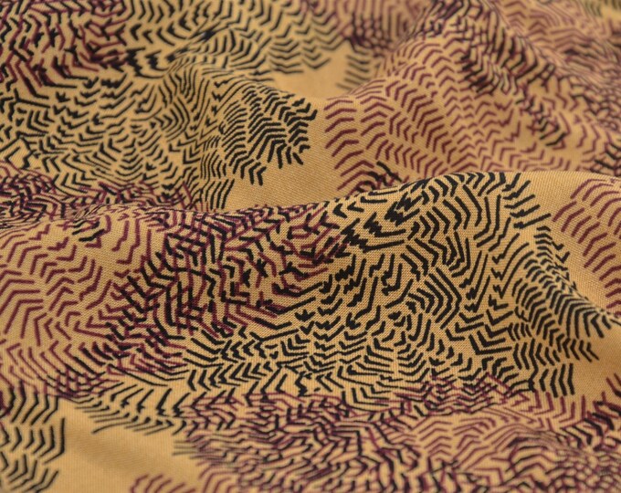 Blouse fabric by Fibre Mood made of viscose - 140 cm wide - smooth animal print