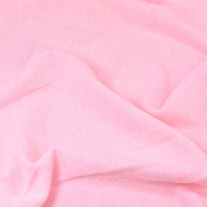Tejido de punto rosa claro Gillo de algodón de Hilco - 175 cm de ancho - tejido de punto de color liso imagen 7