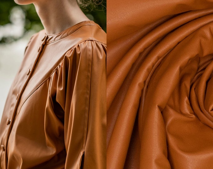 Fibre Mood 16 Kunstleder ocker Polyester beige