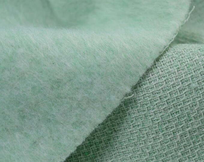 Coat fabric by Fibre Mood in green - 145 cm wide - matt fabric UNI