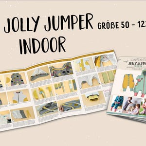 Jolly Jumper Indoor (sizes 50-122), romper, paper sewing pattern Lybstes