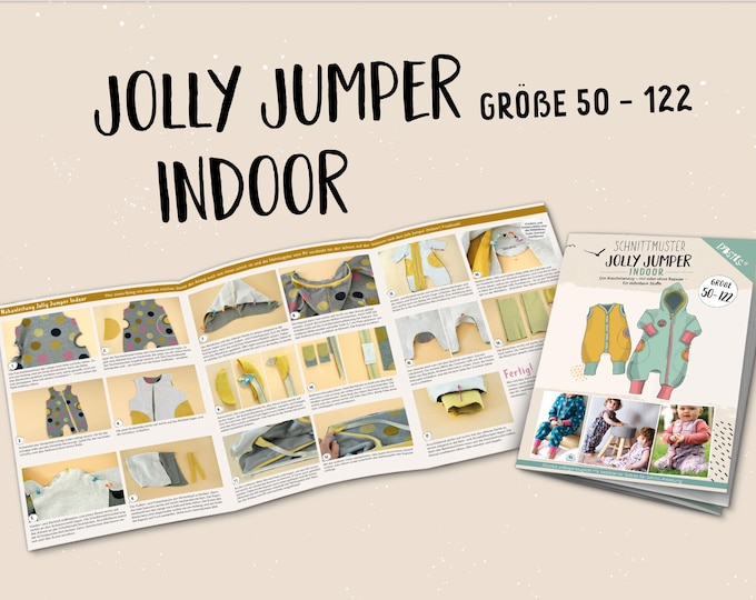 Jolly Jumper Indoor (size 50 - 122), Rompers, Paper Pattern Lybstes
