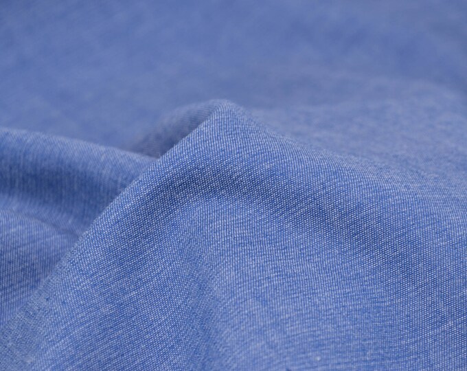 Muslin fabric by the meter, solid green, from Italy - 145 cm wide - smooth fabric, solid color