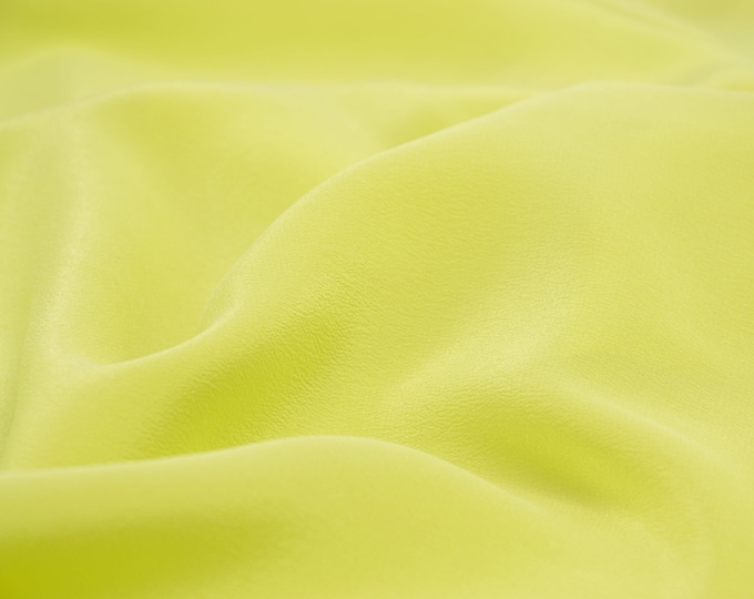 NEU! Seidenmischung, Seide, Kleider, Abendmode, Schals, limette, Kunstseide