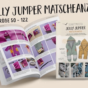 Jolly Jumper mud suit (size 50 - 122) paper pattern by Lybstes