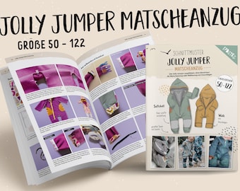 Jolly Jumper mud suit (size 50 - 122) paper pattern by Lybstes