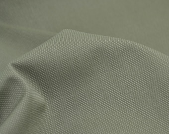 Organic cotton fabric in green - 155 cm wide - smooth melange fabric
