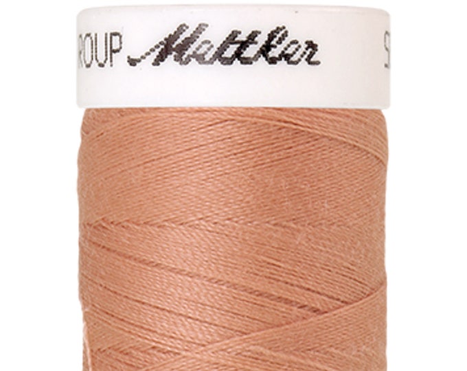 Seralon 200 m col. 78 (Twine) sewing thread by Amann Mettler - High-quality sewing thread for sewing projects - 200 meters on a spool - Twine color - Sewing