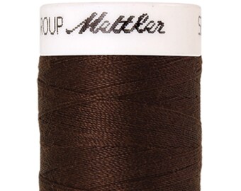 Seralon 200m col. 1224 (Bark) Nähgarn von Amann Mettler - Hochwertiges Nähgarn für Näharbeiten - 200 Meter auf der Rolle – Farbe Bark - Nähf
