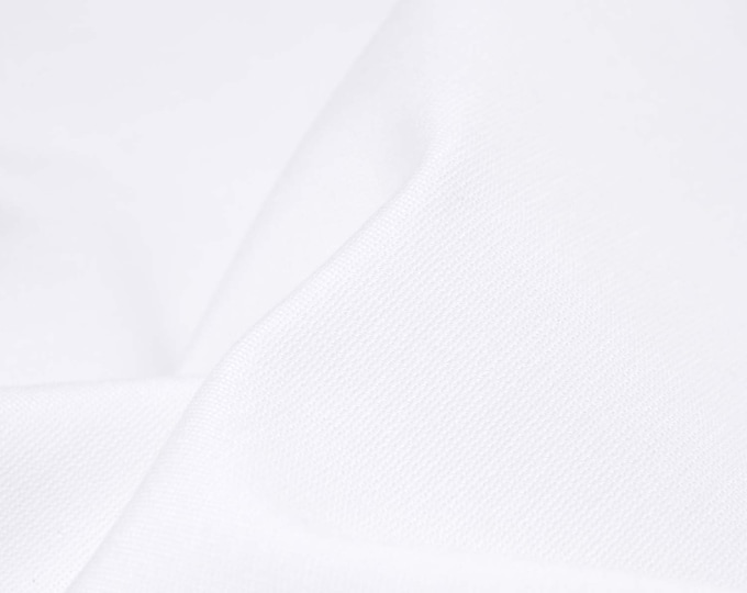 Jersey made of viscose in solid white, Romanit jersey - 135 cm wide - smooth fabric, UNI