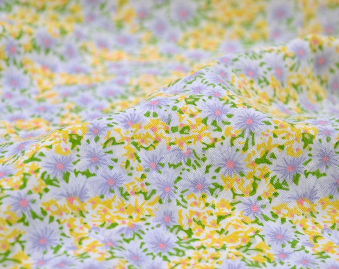 Seersucker flowers, cotton, Fibre Mood